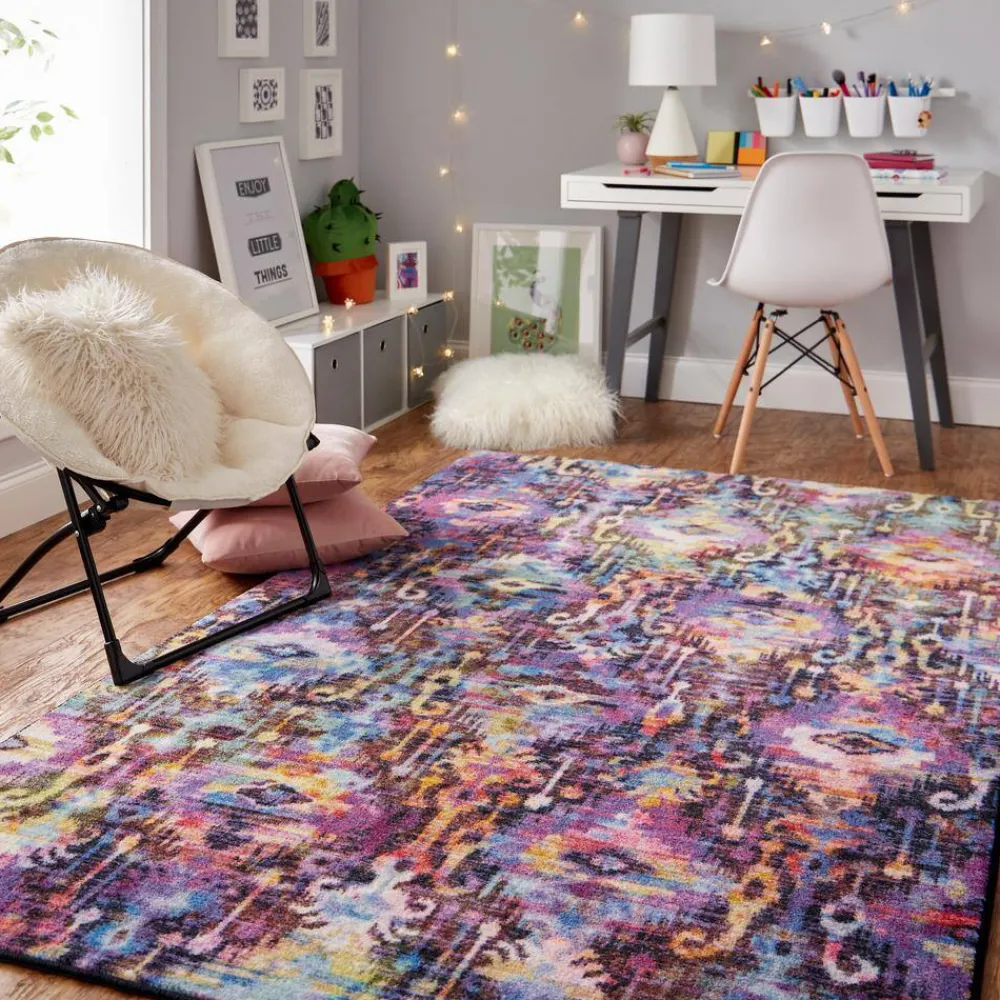 arimo_purple__ft_x__ft_tr_1.webp Arimo Purple 8 Ft. X 10 Ft. Tribal Area Rug By Mohawk Home | * Shop