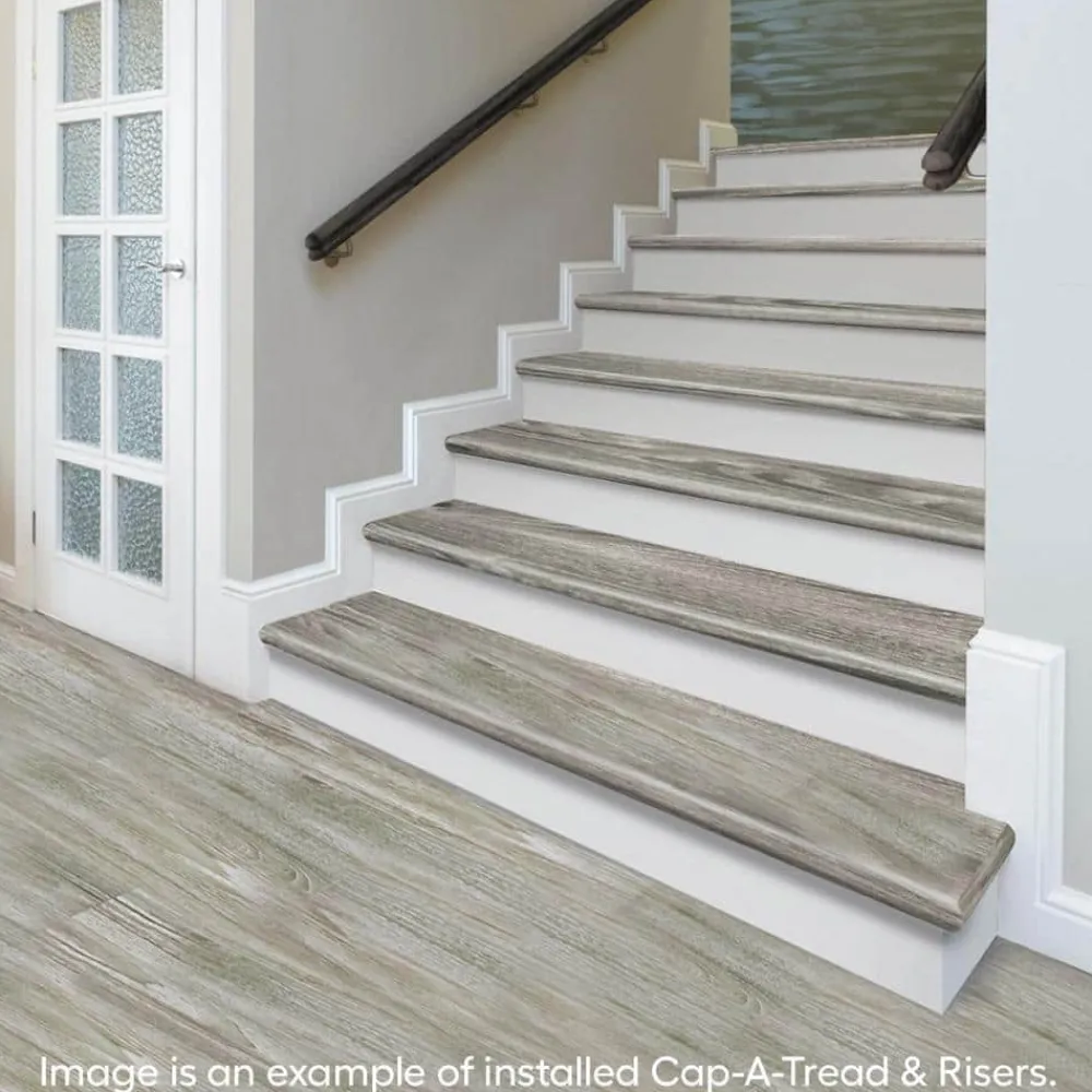 athabasca_glacierpelican__1.webp Athabasca Glacier/Pelican Gray 1-11/16 In. T X 12-1/8 In. W X 47 In. L Stair Tread And Reversible Riser Kit By Cap A Tread | * Best