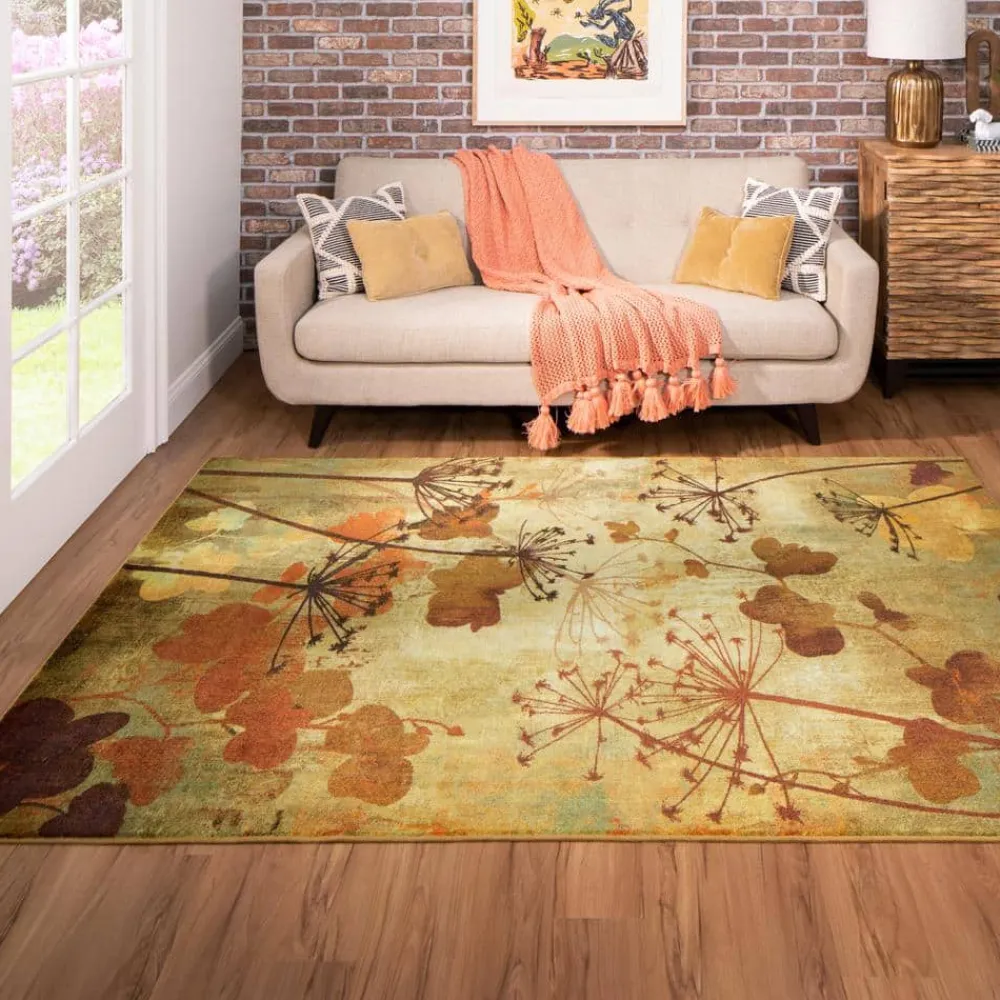 autumn_branches_rustburn__1.webp Autumn Branches Rustburn Tan 8 Ft. X 10 Ft. Nature Area Rug By Mohawk Home | * Shop