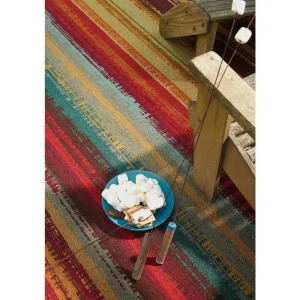 Avenue Stripe Multi 5 Ft. X 8 Ft. Indoor/Outdoor Area Rug By Mohawk Home | * Discount