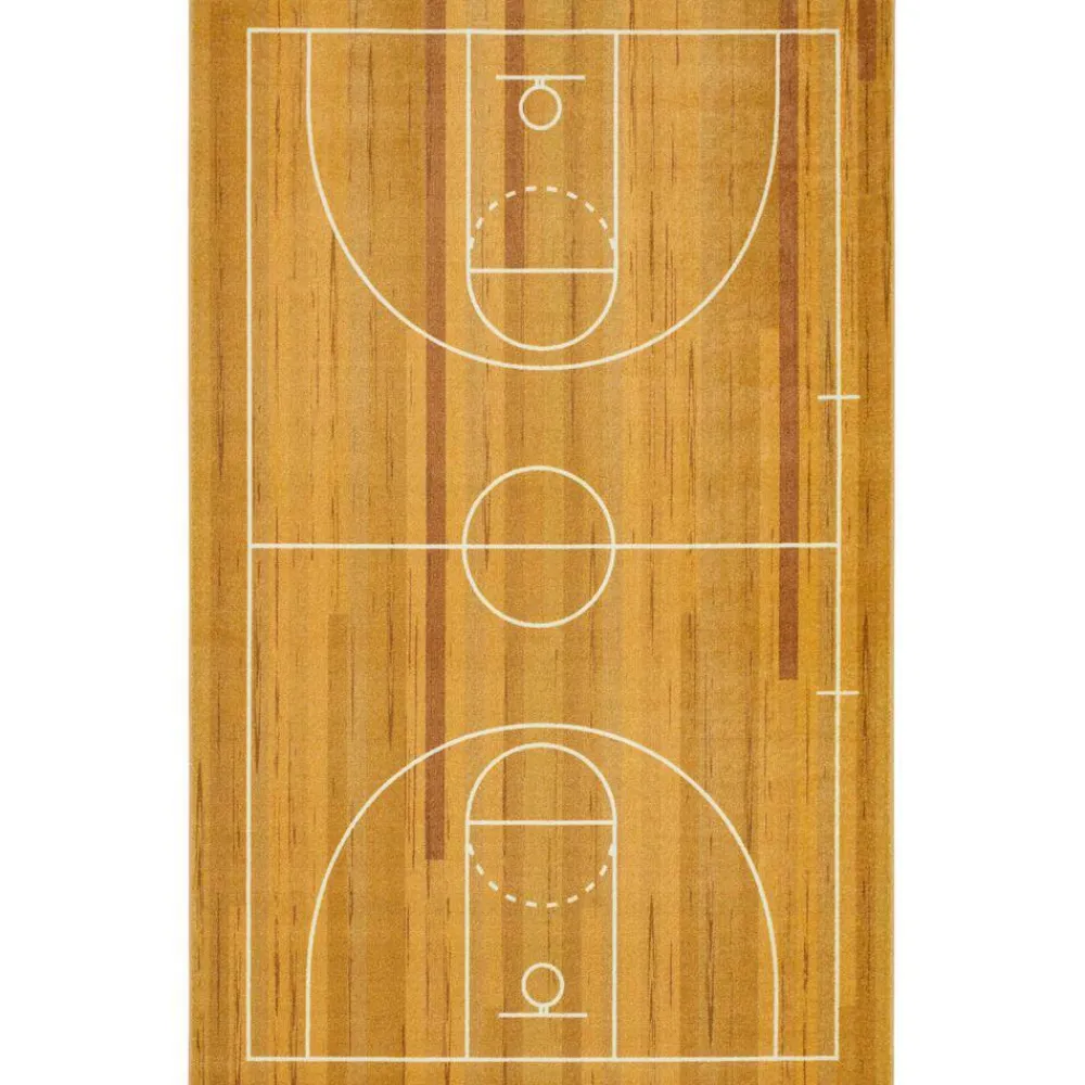 basketball_court_tan__ft__0.webp Basketball Court Tan 8 Ft. X 10 Ft. Contemporary Area Rug By Mohawk Home | * Hot