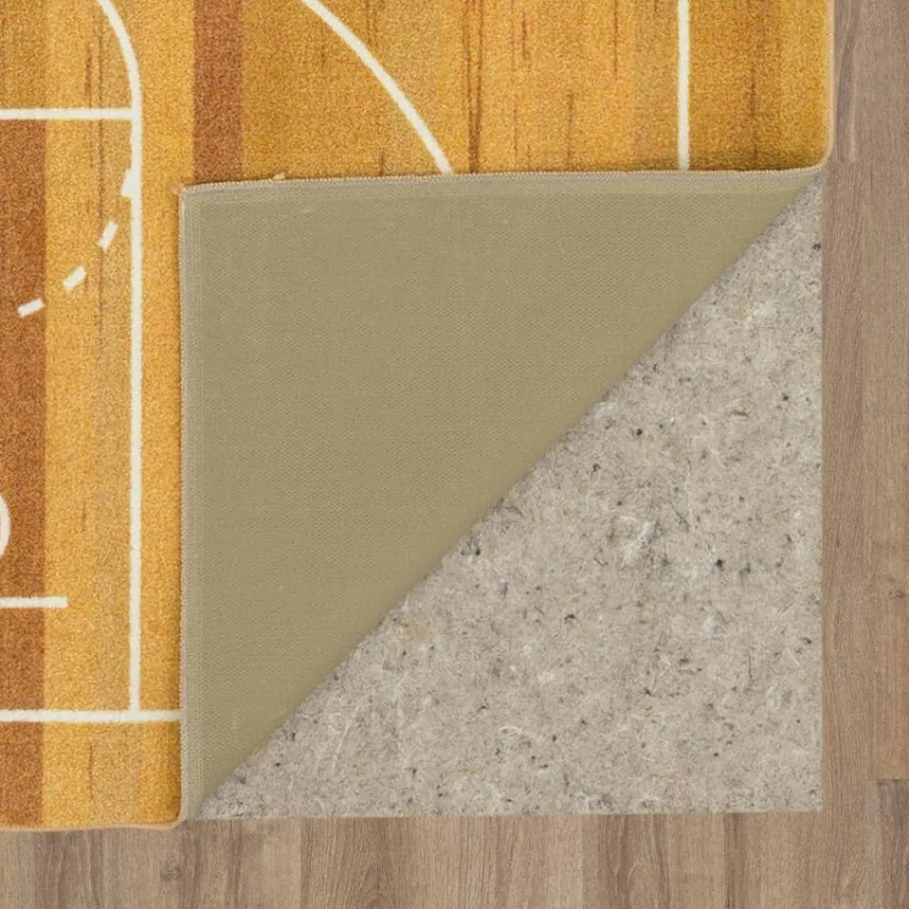 basketball_court_tan__ft__4.webp Basketball Court Tan 8 Ft. X 10 Ft. Contemporary Area Rug By Mohawk Home | * Hot