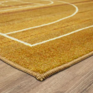 Basketball Court Tan 8 Ft. X 10 Ft. Contemporary Area Rug By Mohawk Home | * Hot