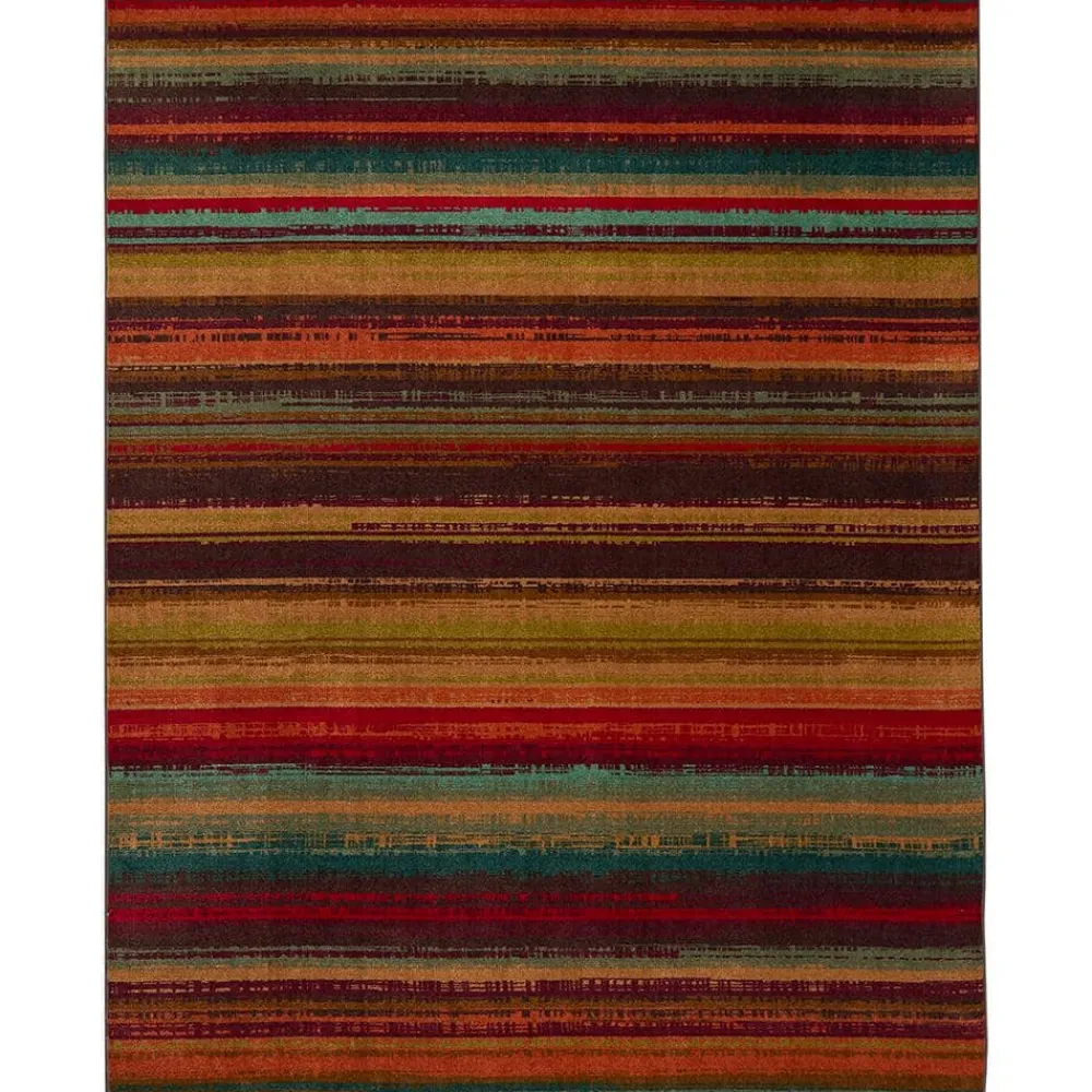 boho_stripe_multi__ft_x___0-1.webp Boho Stripe Multi 6 Ft. X 9 Ft. Striped Area Rug By Mohawk Home | * Discount