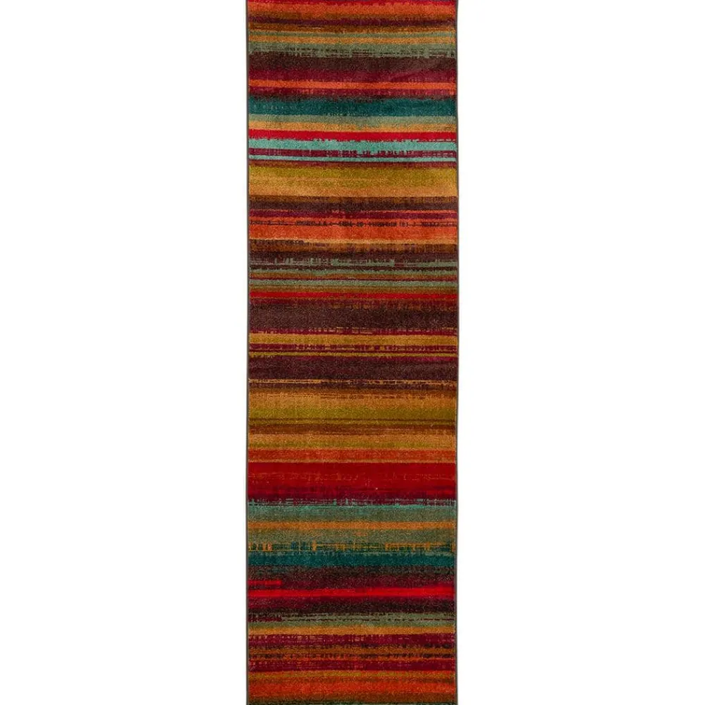 boho_stripe_multi__ft_x___0.webp Boho Stripe Multi 2 Ft. X 8 Ft. Machine Washable Striped Runner Rug By Mohawk Home | * Online