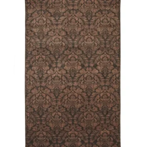 Bonjour Damask Brown 5 Ft. X 8 Ft. Floral Area Rug By Mohawk Home | * Online
