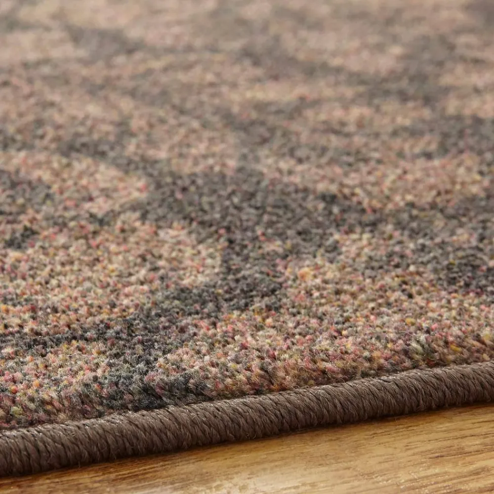 bonjour_damask_brown__ft__2.webp Bonjour Damask Brown 5 Ft. X 8 Ft. Floral Area Rug By Mohawk Home | * Online