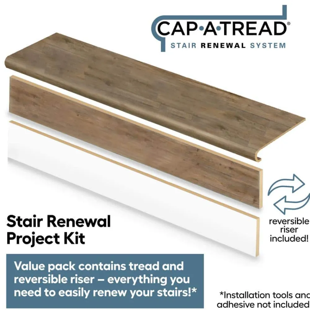 calusa__in_t_x__in_w_x__i_2.webp Calusa 1-11/16 In. T X 12-1/8 In. W X 47 In. L For Stairs 1 In. T Stair Tread And Reversible Riser Kit By Cap A Tread | * Best