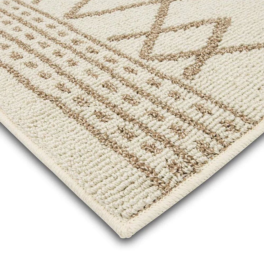 cassius_wheatcream__ft__i_4.webp Cassius Wheat/Cream 2 Ft. 6 In. X 3 Ft. 9 In. Geometric Machine Washable Area Rug By Mohawk Home | * Online