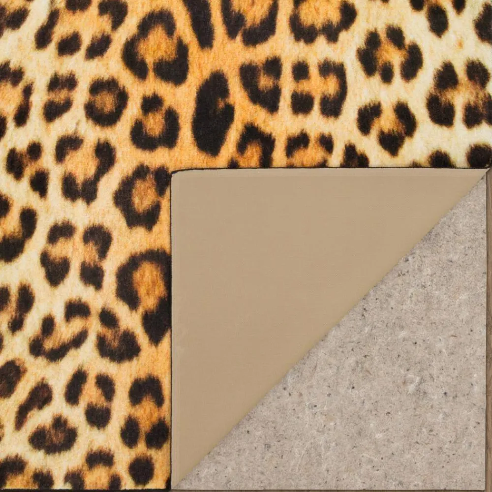 cheetah_spots_tan__ft_x___4.webp Cheetah Spots Tan 8 Ft. X 10 Ft. Animal Print Area Rug By Mohawk Home | * Cheap