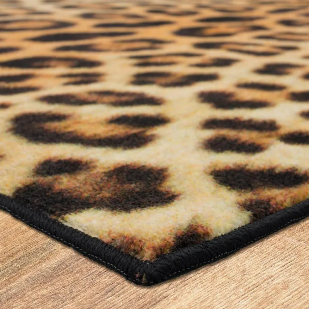 cheetah_spots_tan__ft_x___5.webp Cheetah Spots Tan 8 Ft. X 10 Ft. Animal Print Area Rug By Mohawk Home | * Cheap