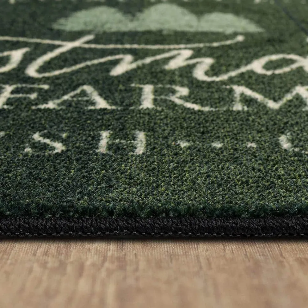christmas_tree_farm_black_2.webp Christmas Tree Farm Black 2 Ft. 6 In. X 4 Ft. 2 In. Machine Washable Area Rug By Mohawk Home | * Fashion