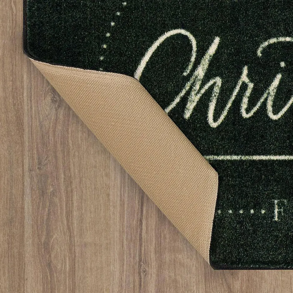christmas_tree_farm_black_4.webp Christmas Tree Farm Black 2 Ft. 6 In. X 4 Ft. 2 In. Machine Washable Area Rug By Mohawk Home | * Fashion
