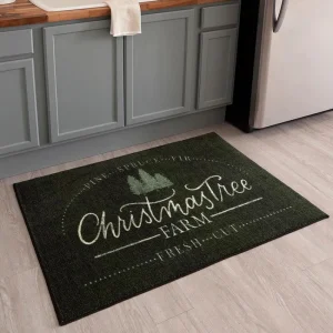 Christmas Tree Farm Black 2 Ft. 6 In. X 4 Ft. 2 In. Machine Washable Area Rug By Mohawk Home | * Fashion
