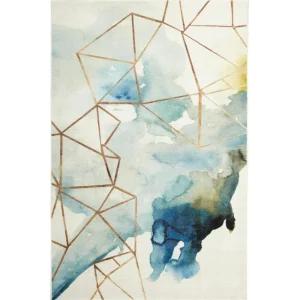 Cognition Water Cream 10 Ft. X 14 Ft. Abstract Area Rug By Mohawk Home | * Shop