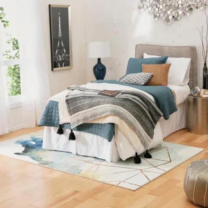 Cognition Water Cream 10 Ft. X 14 Ft. Abstract Area Rug By Mohawk Home | * Shop
