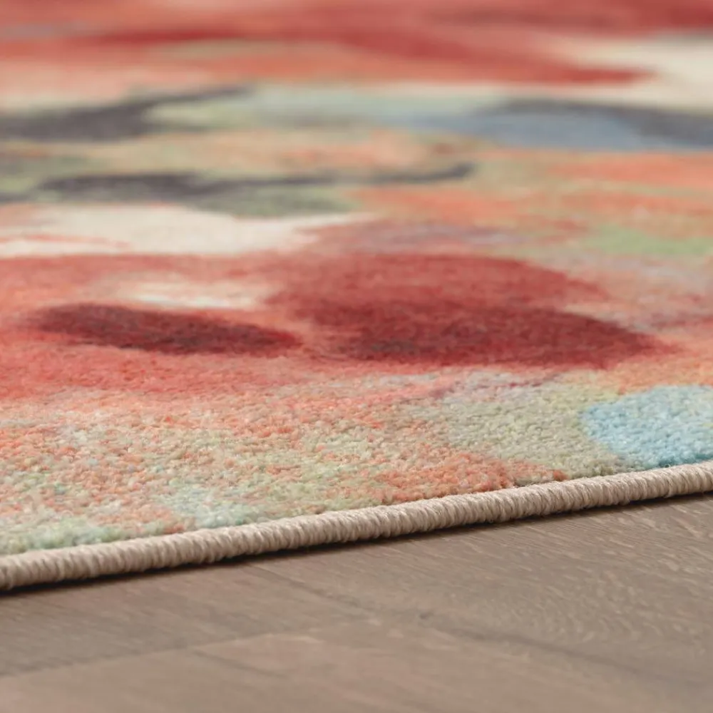 colorful_garden_multi__ft_2.webp Colorful Garden Multi 10 Ft. X 10 Ft. Floral Square Area Rug By Mohawk Home | * Best