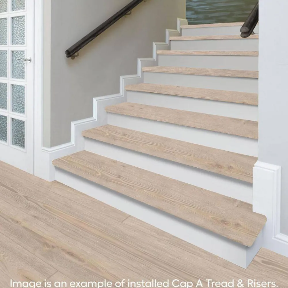 cradle_rockgraceland_oak__2.webp Cradle Rock/Graceland Oak Stair Tread & Reversible Riser Kit 47 In. L X 12-1/8 In. W X 1-11/16 In. T To Cover Stairs 1″ By Cap A Tread | * Shop