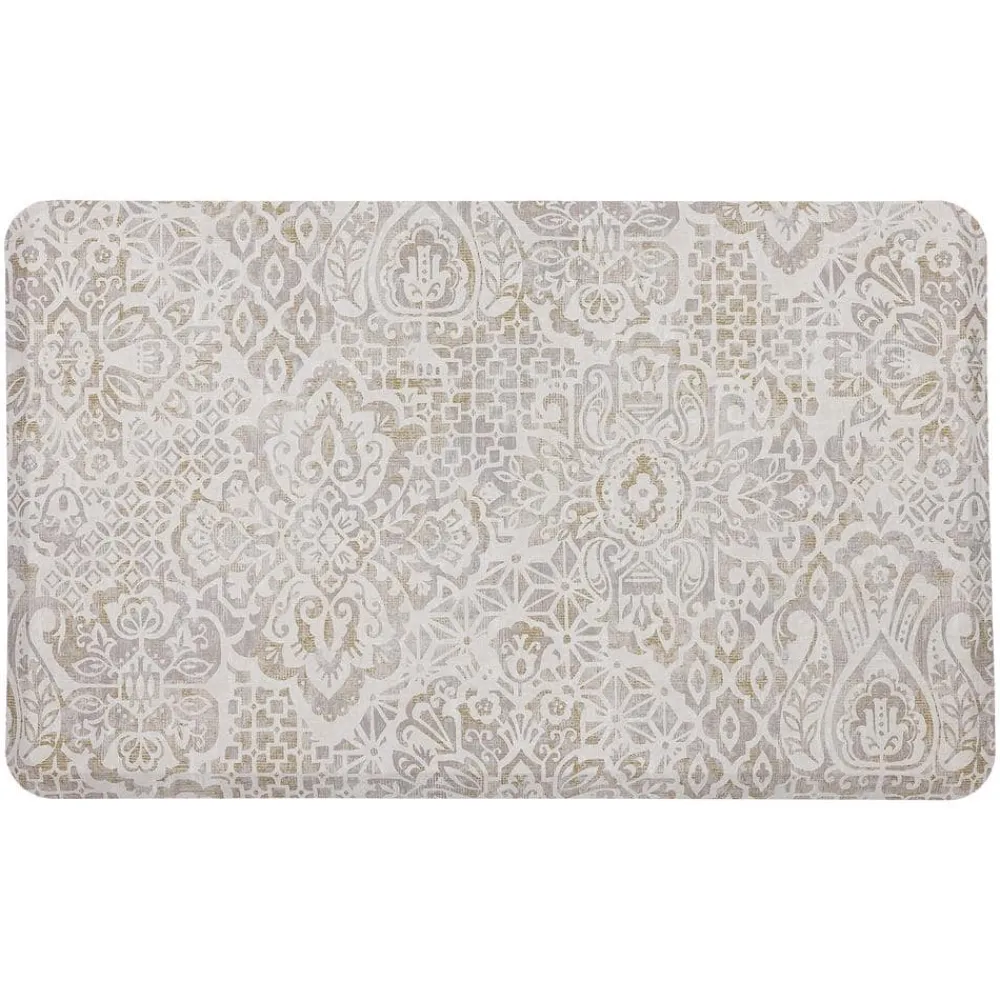 damask_nouveau_tan__ft__i_0.webp Damask Nouveau Tan 1 Ft. 8 In. X 3 Ft. 6 In. Kitchen Mat By Mohawk Home | * Outlet