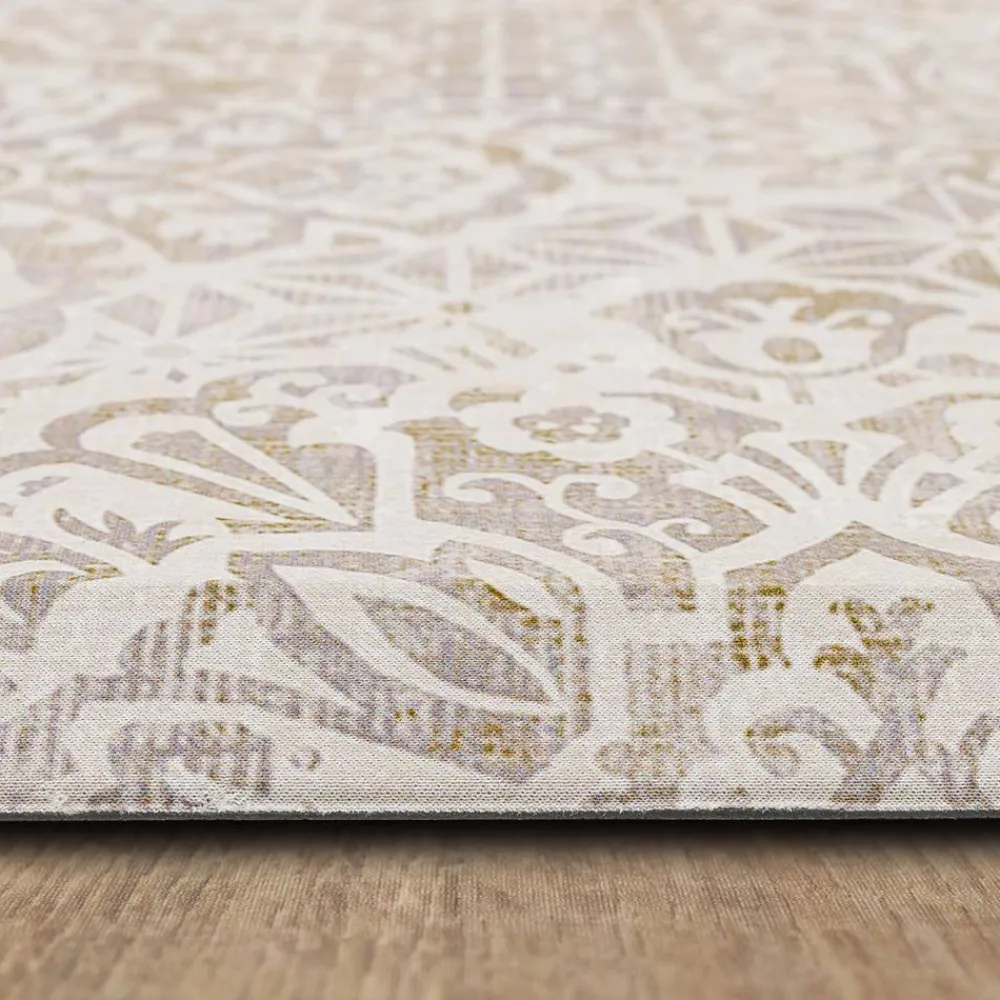damask_nouveau_tan__ft__i_2.webp Damask Nouveau Tan 1 Ft. 8 In. X 3 Ft. 6 In. Kitchen Mat By Mohawk Home | * Outlet