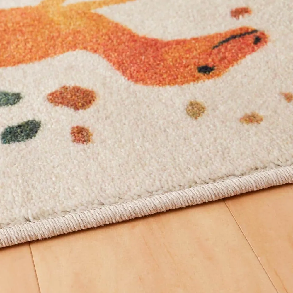 dino_jungle_cream__ft_x___2.webp Dino Jungle Cream 5 Ft. X 8 Ft. Contemporary Area Rug By Mohawk Home | * Online