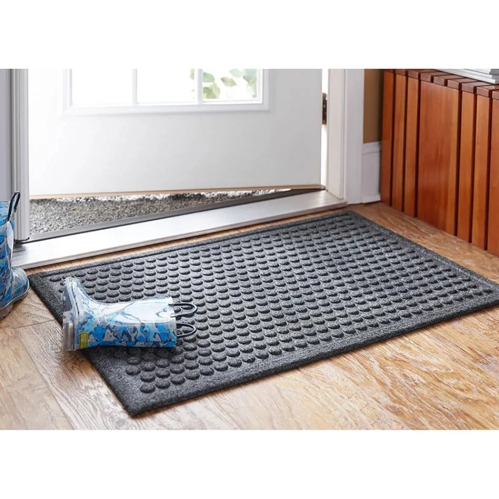 dots_charcoal__in_x__in_i_1-2.webp Dots Charcoal 36 In. X 48 In. Impressions Door Mat By Mohawk Home | * Best Sale