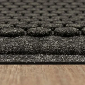 Dots Charcoal 18 In. X 30 In. Impressions Door Mat By Mohawk Home | * Best