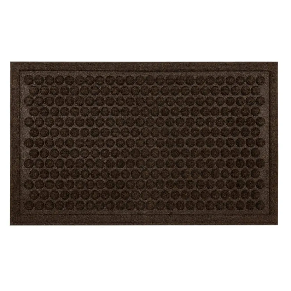 dots_chocolate__in_x__in__0.webp Dots Chocolate 18 In. X 30 In. Impressions Door Mat By Mohawk Home | * Discount