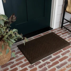 Dots Chocolate 18 In. X 30 In. Impressions Door Mat By Mohawk Home | * Discount