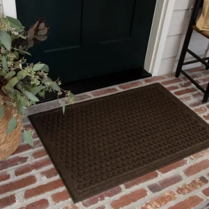 Dots Chocolate 36 In. X 48 In. Impressions Door Mat By Mohawk Home | * Flash Sale