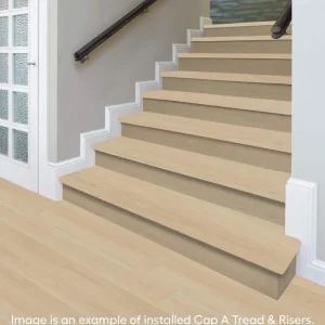Ella Bay Oak Stair Tread And Reversible Riser Kit 47 In. L X 12-1/8 In. W X 1-11/16 In. T For Stairs 1 In. T By Cap A Tread | * Hot