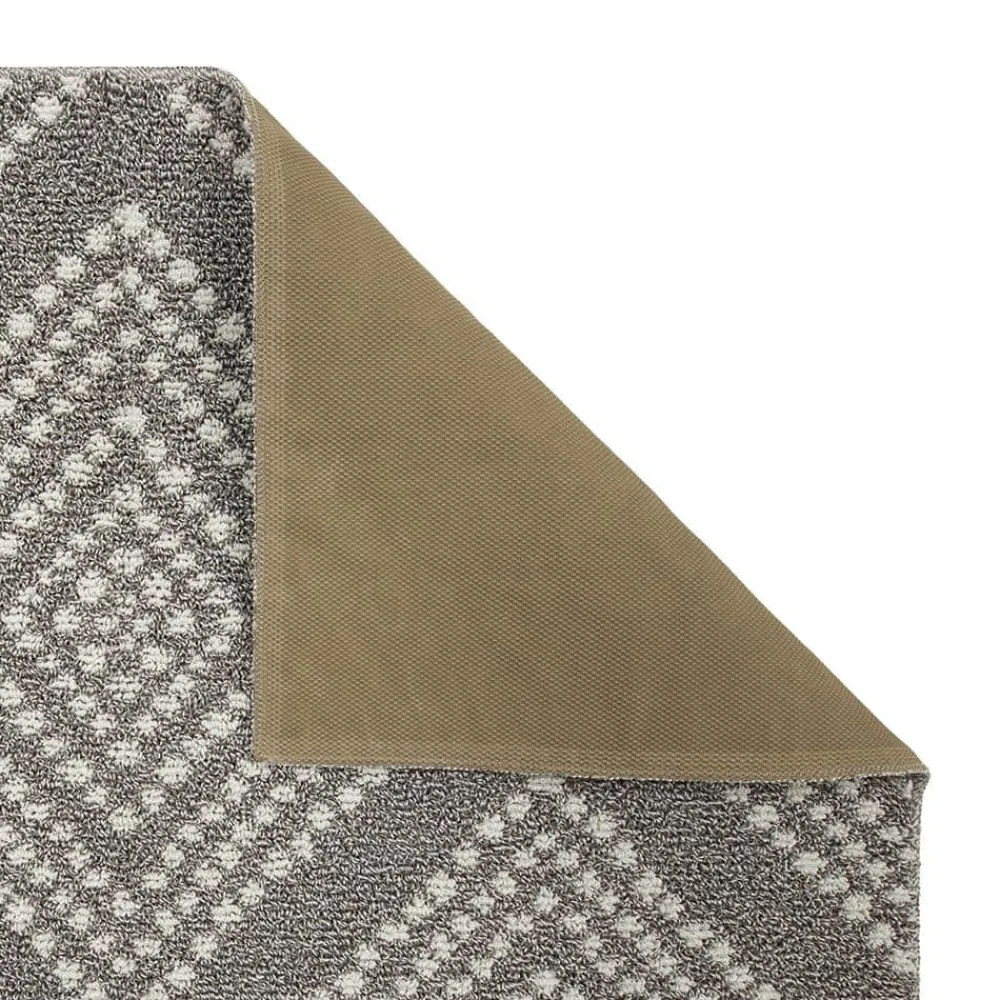 fairholm_fogvaporous_gray_5.webp Fairholm Fog/Vaporous Gray 2 Ft. 6 In. X 3 Ft. 9 In. Geometric Machine Washable Area Rug By Mohawk Home | * Best