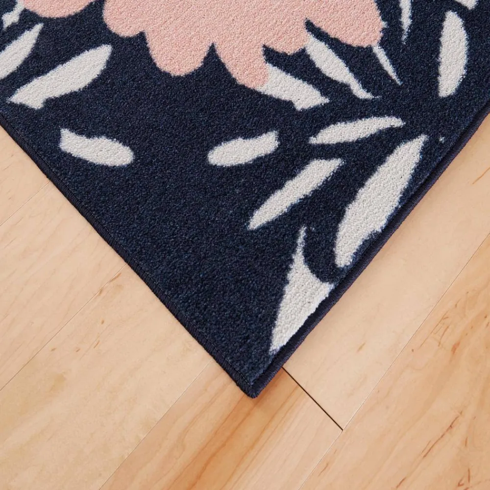 flower_burst_navy__ft_x___5.webp Flower Burst Navy 5 Ft. X 8 Ft. Floral Area Rug By Mohawk Home | * Store