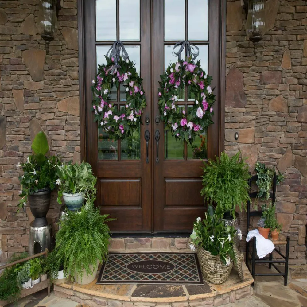 flowery_tiles__in_x__in_o_1.webp Flowery Tiles 24 In. X 48 In. Ornamental Entry Mat By Mohawk Home | * Cheap