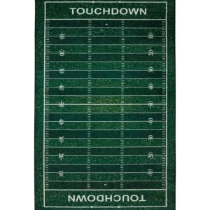 Football Yards Green 8 Ft. X 10 Ft. Whimsical Area Rug By Mohawk Home | * Best