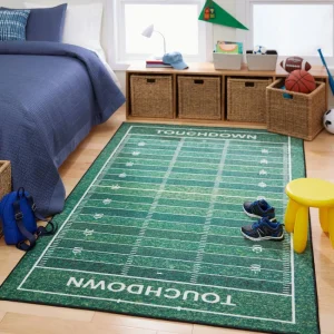 Football Yards Green 8 Ft. X 10 Ft. Whimsical Area Rug By Mohawk Home | * Best