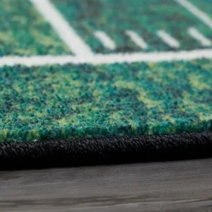 Football Yards Green 8 Ft. X 10 Ft. Whimsical Area Rug By Mohawk Home | * Best