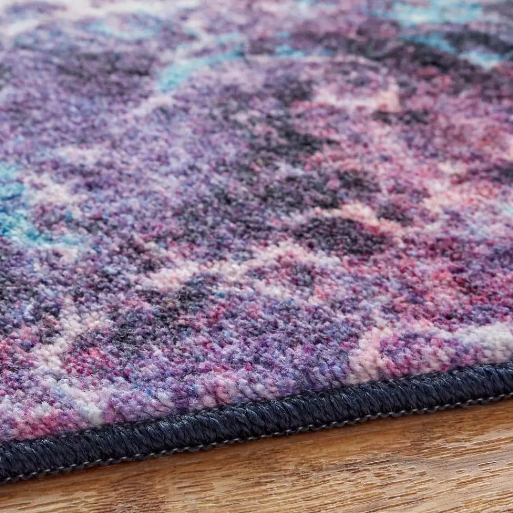 fractal_purple__ft_x__ft__2.webp Fractal Purple 8 Ft. X 10 Ft. Abstract Area Rug By Mohawk Home | * Discount