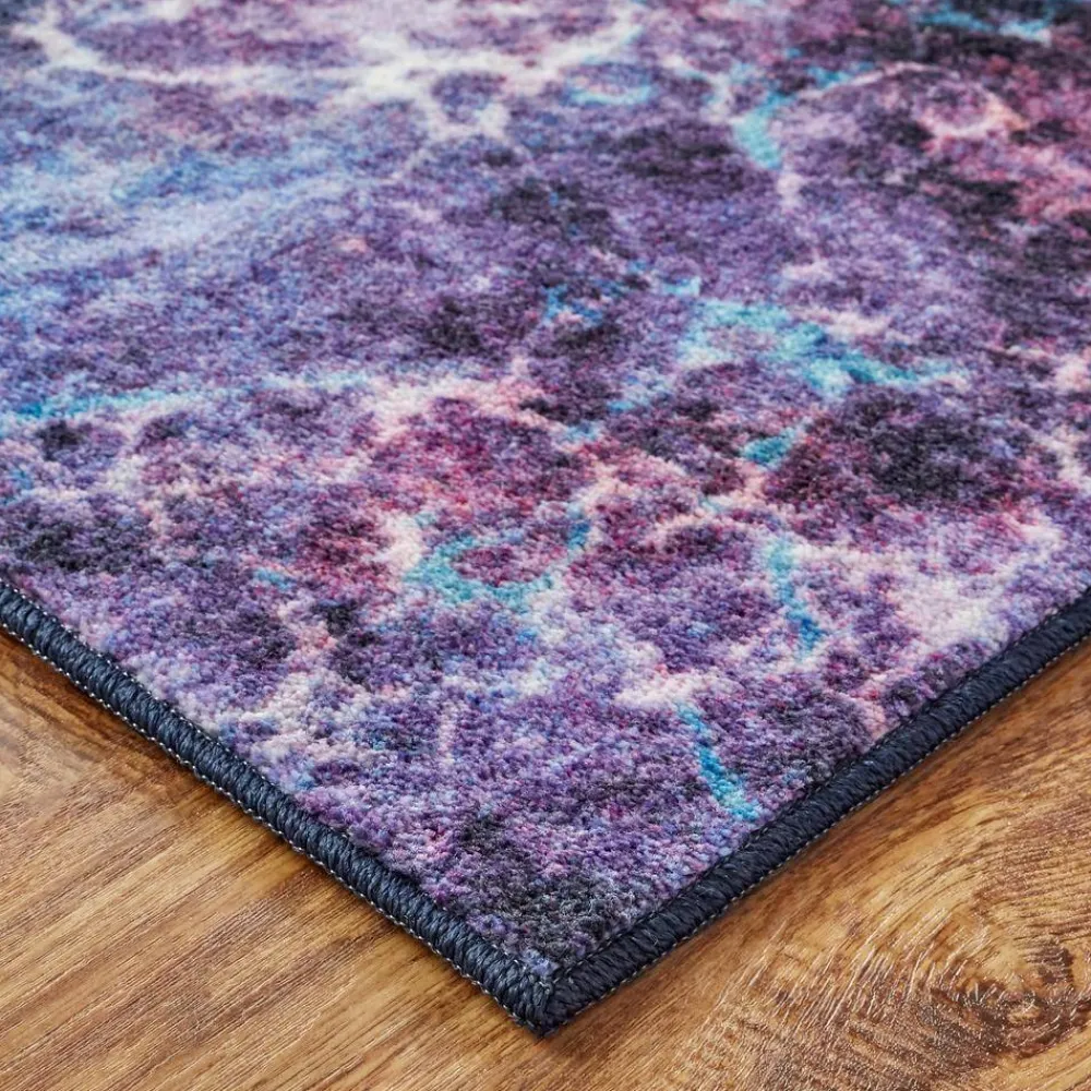 fractal_purple__ft_x__ft__6.webp Fractal Purple 8 Ft. X 10 Ft. Abstract Area Rug By Mohawk Home | * Discount