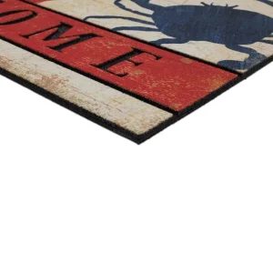 Fresh Nautical Welcome 18 In. X 30 In. Recycled Rubber Door Mat By Mohawk Home | * Best Sale