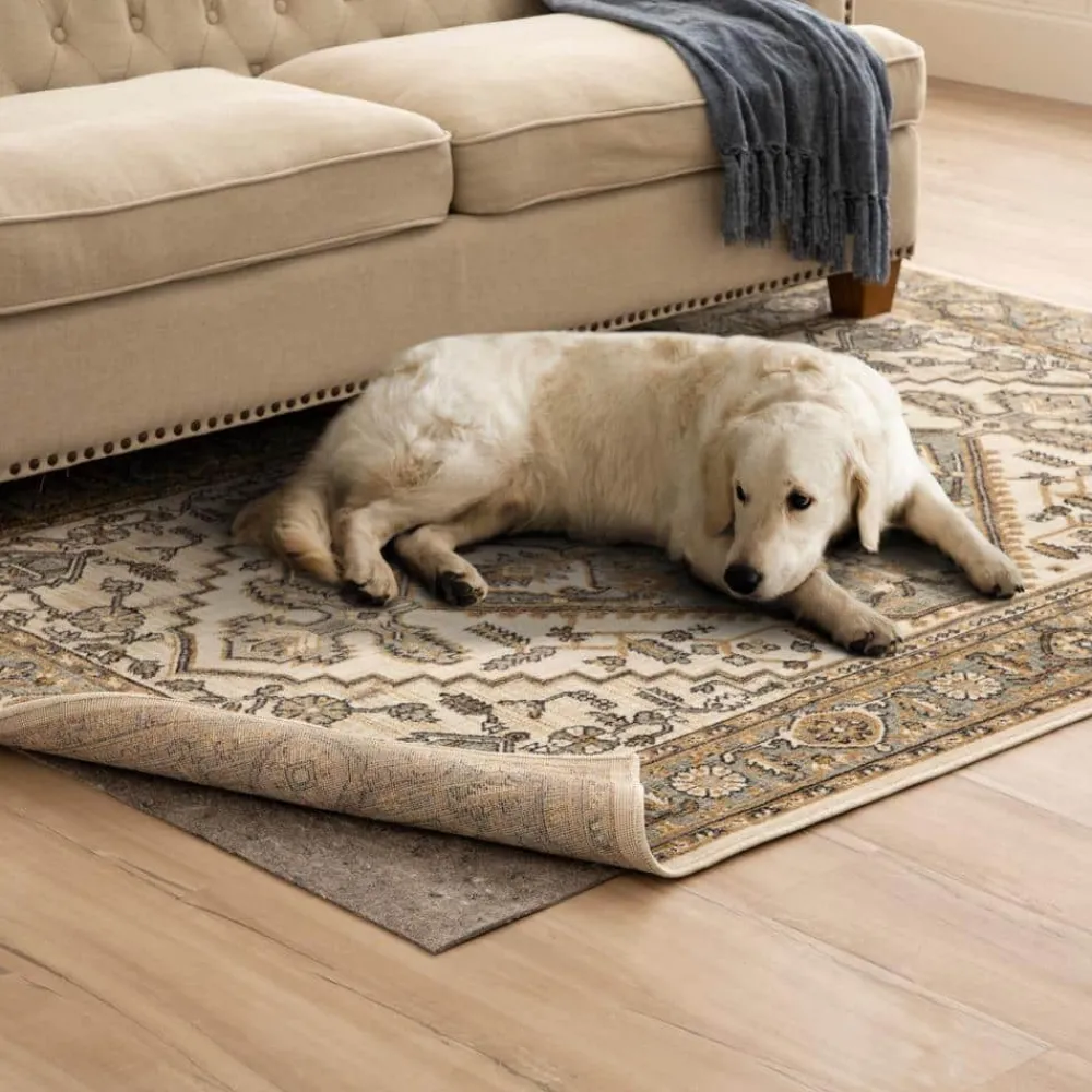 ft_x__ft_all_pet_grey_fe_4.webp 9 Ft. X 12 Ft. All Pet Grey Felted Reversible Pet Proof Rug Pad By Mohawk Home | * Hot