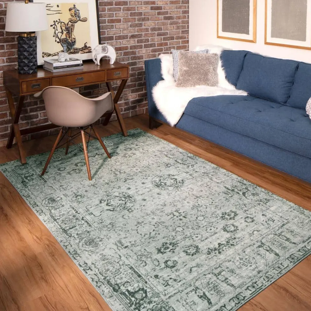 henrietta_grey__ft_x__ft__1.webp Henrietta Grey 8 Ft. X 10 Ft. Distressed Area Rug By Mohawk Home | * Online