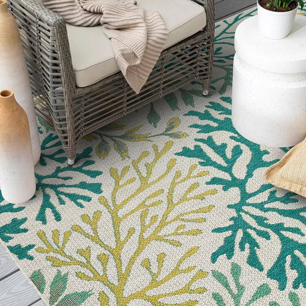 lagoon_teal__ft_x__ft_ind_2.webp Lagoon Teal 10 Ft. X 13 Ft. Indoor/Outdoor Area Rug By Mohawk Home | * Sale