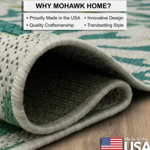 Lagoon Teal 10 Ft. X 13 Ft. Indoor/Outdoor Area Rug By Mohawk Home | * Sale