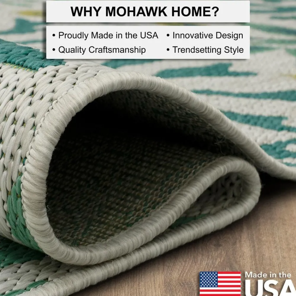 lagoon_teal__ft_x__ft_ind_6.webp Lagoon Teal 10 Ft. X 13 Ft. Indoor/Outdoor Area Rug By Mohawk Home | * Sale