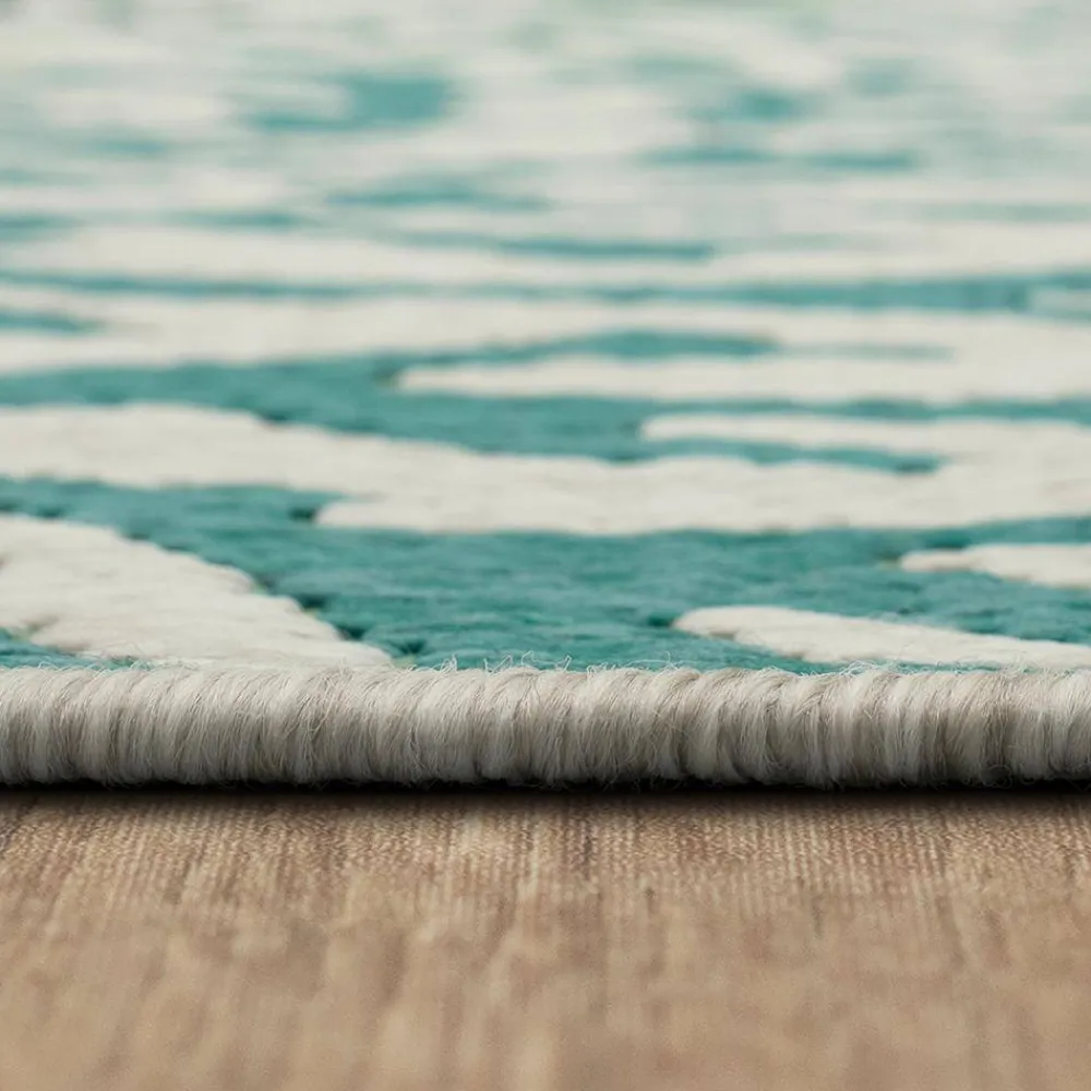 lagoon_teal__ft_x__ft_ind_7.webp Lagoon Teal 10 Ft. X 13 Ft. Indoor/Outdoor Area Rug By Mohawk Home | * Sale