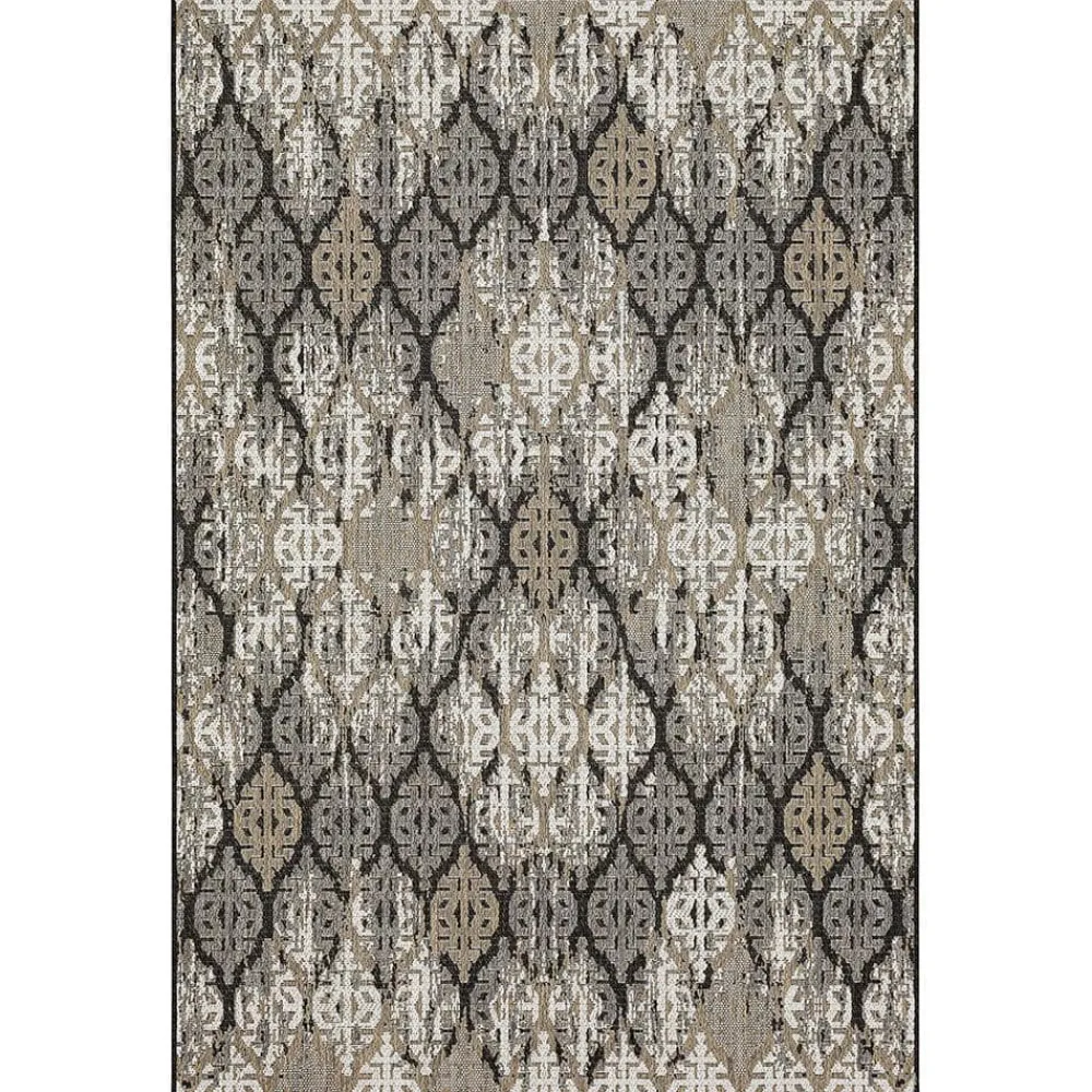 marbella_dark_grey__ft__i_0.webp Marbella Dark Grey 5 Ft. 3 In. X 7 Ft. 6 In. Ikat Indoor/Outdoor Area Rug By Mohawk Home | * Sale