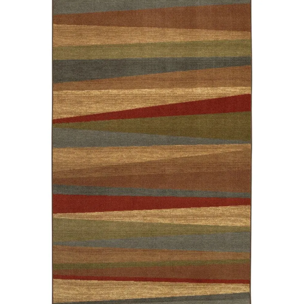 mayan_sunset_sierra__ft_x_0.webp Mayan Sunset Sierra 5 Ft. X 8 Ft. Striped Area Rug By Mohawk Home | * Flash Sale