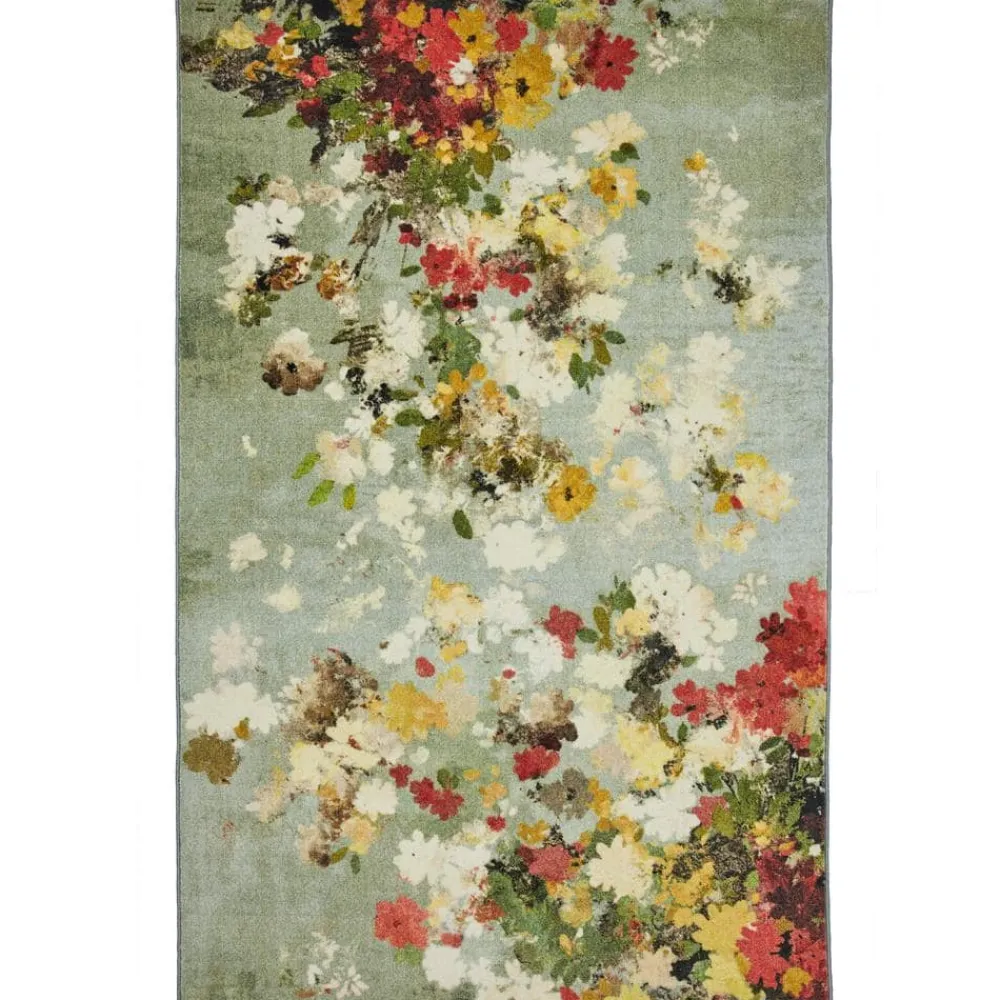 merging_floral_green__ft__0.webp Merging Floral Green 8 Ft. X 10 Ft. Floral Area Rug By Mohawk Home | * Best