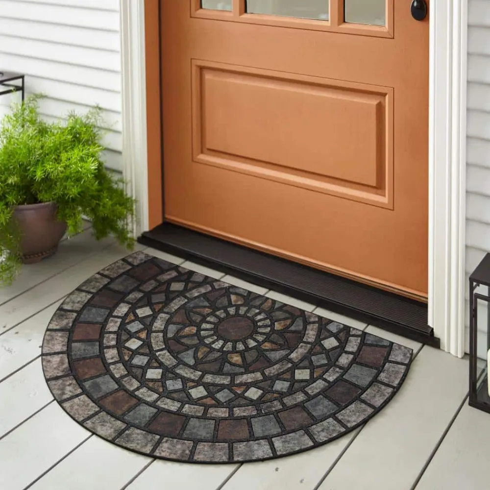 mosaic_mythos_stone_slice_1.webp Mosaic Mythos Stone Slice 23 In. X 35 In. Doorscapes Estate Mat By Mohawk Home | * Sale